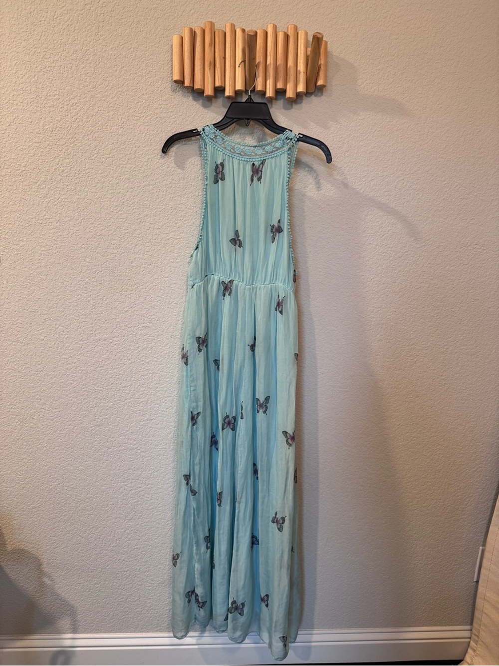 LOLA Aqua Butterfly Maxi Dress - Picture 7 of 10
